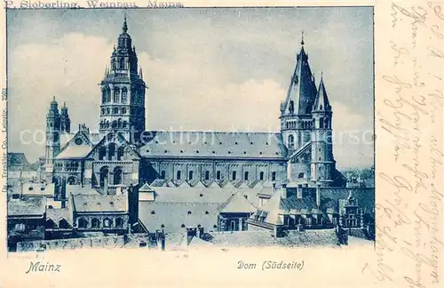 AK / Ansichtskarte Mainz_Rhein Dom Suedseite Mainz Rhein