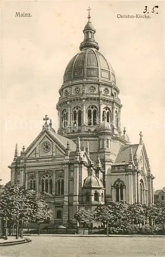 AK / Ansichtskarte Mainz_Rhein Christuskirche Mainz Rhein