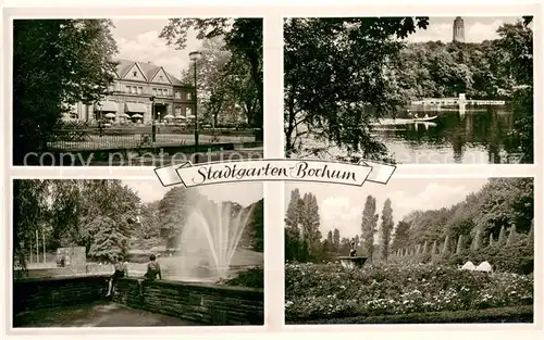 AK / Ansichtskarte Bochum Stadtgarten Teilansichten Bochum