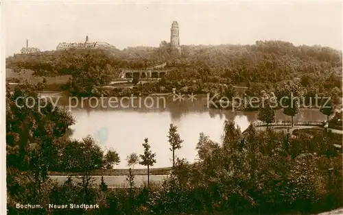 AK / Ansichtskarte Bochum Neuer Stadtpark Bochum
