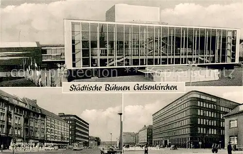 AK / Ansichtskarte Gelsenkirchen Staedt Buehnen Ebertstrasse Hans Sachs Haus Gelsenkirchen