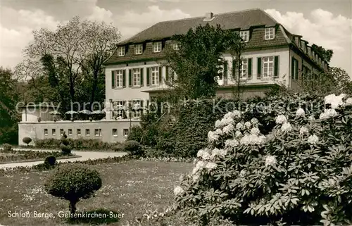 AK / Ansichtskarte Buer_Gelsenkirchen Schloss Berge Buer Gelsenkirchen