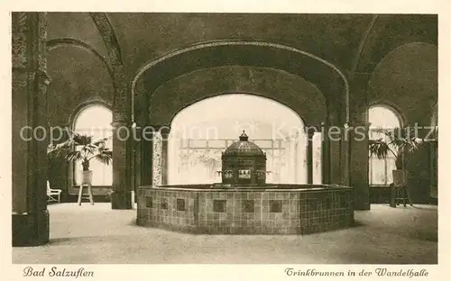 AK / Ansichtskarte Bad_Salzuflen Trinkbrunnen in der Wandelhalle Bad_Salzuflen