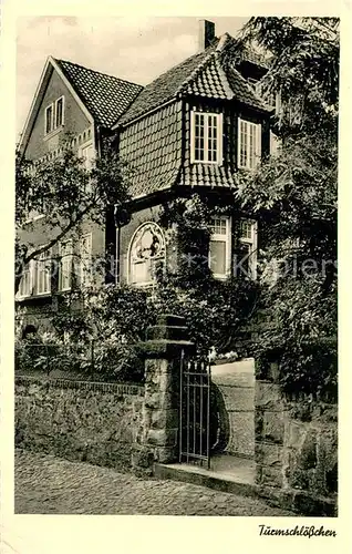 AK / Ansichtskarte Bad_Salzuflen Turmschloesschen Bad_Salzuflen