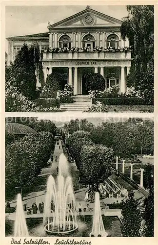 AK / Ansichtskarte Bad_Salzuflen Leopoldbad Leuchtfontaene Bad_Salzuflen