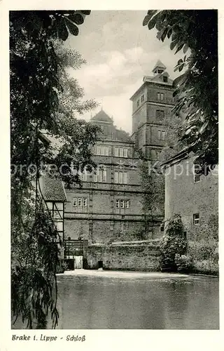 AK / Ansichtskarte Brake_Lippe Schloss Brake Lippe
