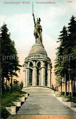 AK / Ansichtskarte Teutoburgerwald Hermannsdenkmal Teutoburgerwald