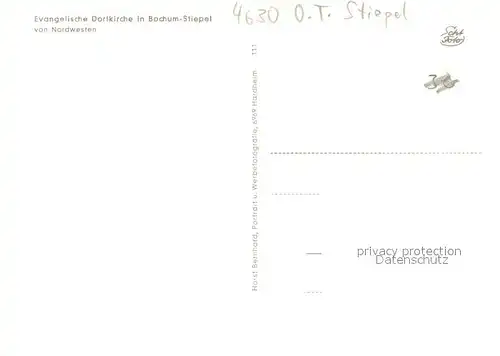 AK / Ansichtskarte Stiepel_Bochum Ev Dorfkirche 