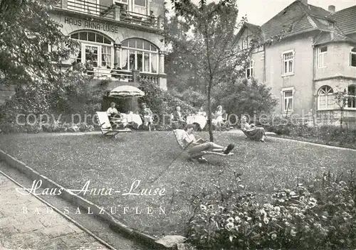 AK / Ansichtskarte Bad_Salzuflen Haus Anna Luise Bad_Salzuflen