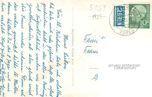 AK / Ansichtskarte Heimbach_Eifel Gaststaette Restaurant Rursee Schwammenauel Fahrgastschiff Heimbach Eifel