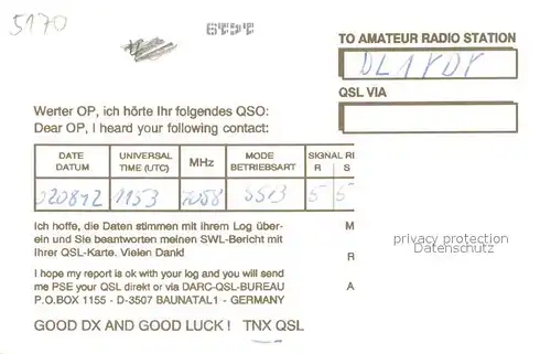 AK / Ansichtskarte Juelich German Amateur Radio Station Juelich