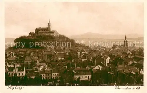 AK / Ansichtskarte Siegburg Gesamtansicht mit Abtei Michaelsberg Siegburg