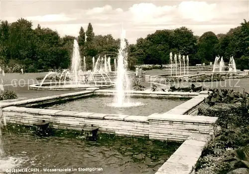 AK / Ansichtskarte Gelsenkirchen Wasserspiele im Stadtgarten Gelsenkirchen