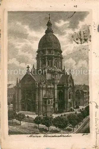 AK / Ansichtskarte Mainz_Rhein Christuskirche Mainz Rhein