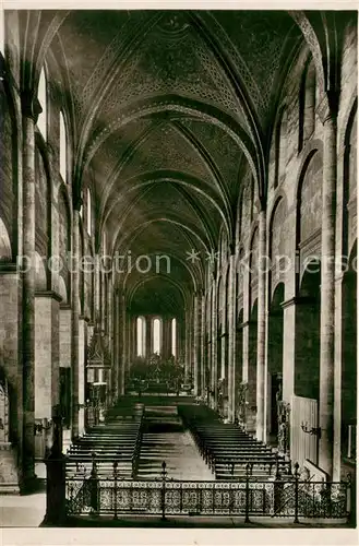 AK / Ansichtskarte Mainz_Rhein Dom Mittelschiff vom Ostchor gesehen Mainz Rhein