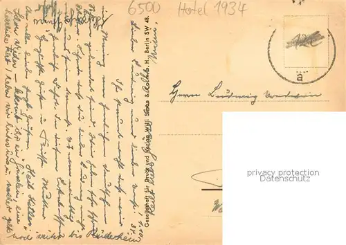 AK / Ansichtskarte Mainz_Rhein Hotel Rheingauerhof Koenigshof Mainz Rhein