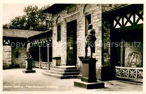 AK / Ansichtskarte Saalburg_Taunus Roemerkastell Fahnenheiligtum Saalburg Taunus