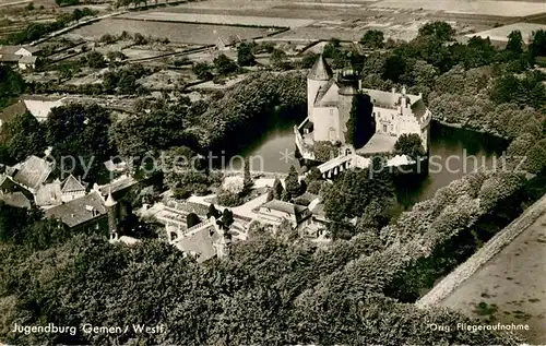 AK / Ansichtskarte Gemen Jugendburg Original Fliegeraufnahme Gemen