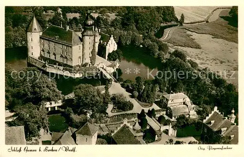 AK / Ansichtskarte Gemen Schloss Original Fliegeraufnahme Gemen