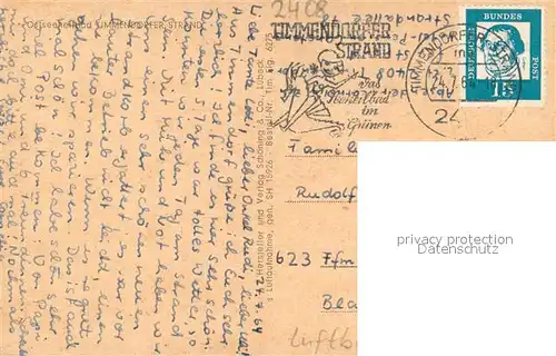 AK / Ansichtskarte Timmendorfer_Strand Fliegeraufnahme Strand Seebruecke Timmendorfer_Strand