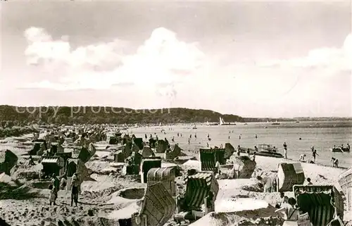 AK / Ansichtskarte Timmendorfer_Strand Strandleben Koerbe Timmendorfer_Strand