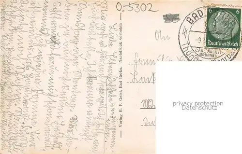 AK / Ansichtskarte Bad_Berka Staatsschule Bad_Berka