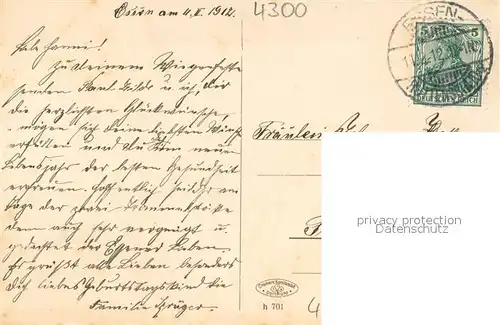 AK / Ansichtskarte Essen_Ruhr Partie am alten Teich im Stadtgarten Essen_Ruhr