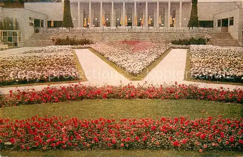 AK / Ansichtskarte Essen_Ruhr Grugapark Ruhrlaendische Gartenbau Ausstellung Rosenanlage Rosencafe Offizielle Karte No. 111 Essen_Ruhr