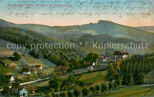 AK / Ansichtskarte Berlebeck Panorama mit Blick zum Johannaberg Feldpost Berlebeck