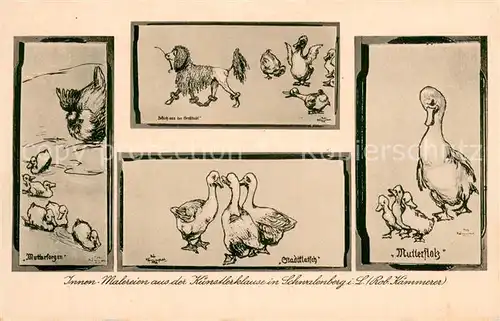 AK / Ansichtskarte Schwalenberg Kuenstlerklause Innenmalereien Gemaelde Schwalenberg