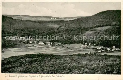 AK / Ansichtskarte Glashuette_Schieder Panorama Luftkurort Glashuette_Schieder