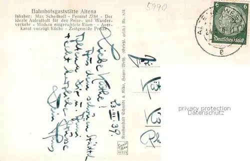 AK / Ansichtskarte Altena_Lenne Burg Altena Altena_Lenne