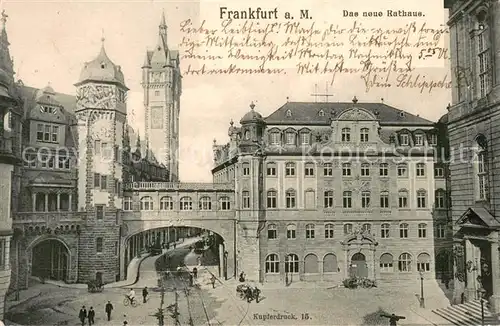 AK / Ansichtskarte Frankfurt_Main Neues Rathaus Frankfurt Main