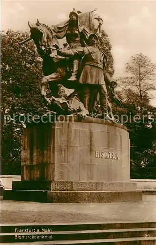 AK / Ansichtskarte Frankfurt_Main Bismarckdenkmal Frankfurt Main