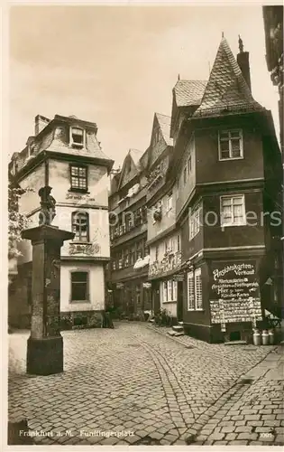 AK / Ansichtskarte Frankfurt_Main Fuenffingerplatz Frankfurt Main