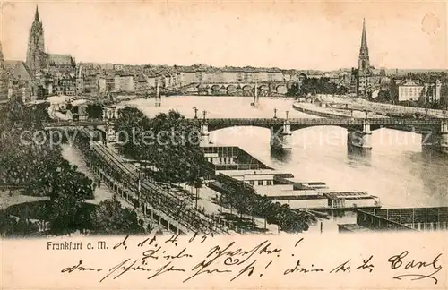 AK / Ansichtskarte Frankfurt_Main Panorama Frankfurt Main