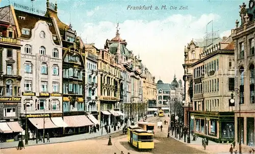 AK / Ansichtskarte Frankfurt_Main Die Zeil Frankfurt Main