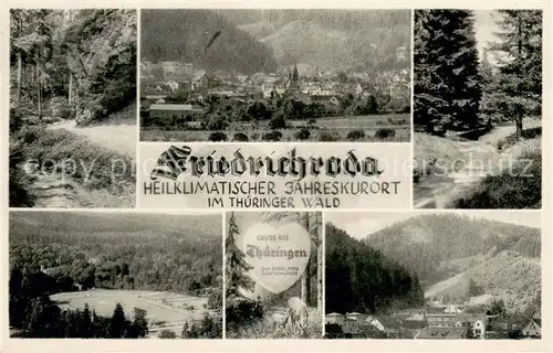 AK / Ansichtskarte Friedrichroda Teilansichten Friedrichroda