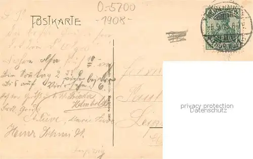 AK / Ansichtskarte Muehlhausen_Thueringen Lindenbuehl mit Gymnasium Muehlhausen Thueringen