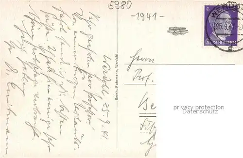 AK / Ansichtskarte Werdohl Panorama Werdohl