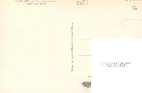 AK / Ansichtskarte Balve Luisenhuette Kolbengeblaese Hochofenabstich Dampfmaschine Giesserei Balve