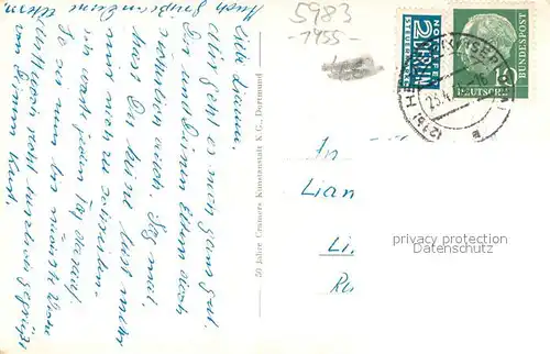 AK / Ansichtskarte Binolen Hoennetal mit Die sieben Jungfrauen Binolen