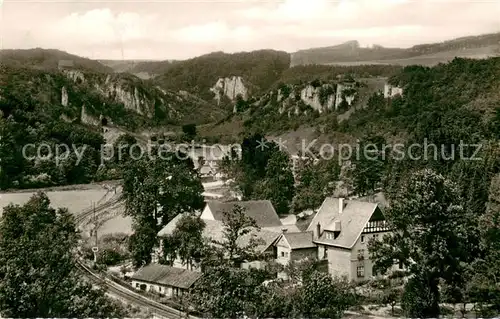 AK / Ansichtskarte Binolen Haus Recke Ausflugslokal Tropfsteinhoehle Panorama Binolen