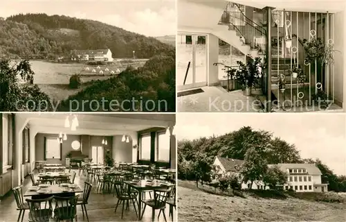 AK / Ansichtskarte Wiblingwerde Jugend und Freizeitheim Auf dem Ahorn Speisesaal Treppenaufgang Wiblingwerde