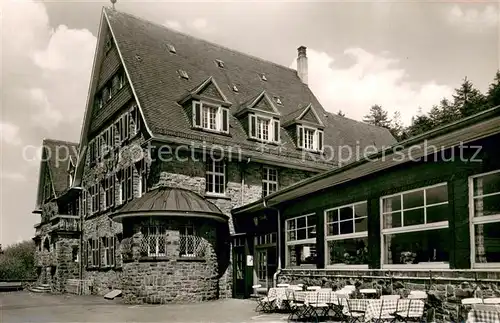 AK / Ansichtskarte Dahle_Altena Kohlberghaus Hotel Restaurant Terrasse Dahle_Altena