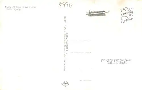 AK / Ansichtskarte Altena_Lenne Tordurchgang Altena_Lenne