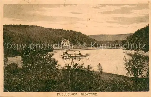 AK / Ansichtskarte Altena_Lenne Fuelbecker Talsperre Altena_Lenne