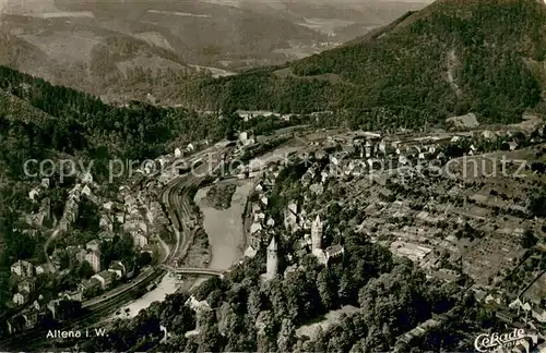 AK / Ansichtskarte Altena_Lenne Panorama mit Burg Altena_Lenne