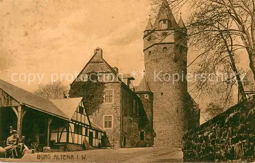 AK / Ansichtskarte Altena_Lenne Burg Altena Altena_Lenne