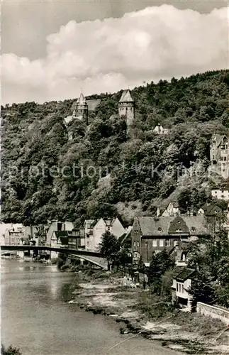 AK / Ansichtskarte Altena_Lenne Panorama mit Burg Altena_Lenne